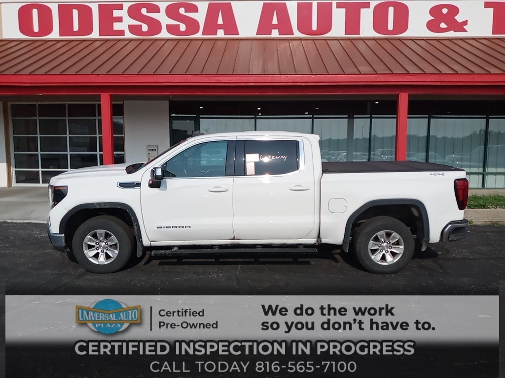 Used 2022 GMC Sierra 1500 SLE with VIN 3GTPUBEK1NG551338 for sale in Kansas City